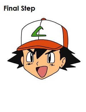 300x388 Ash Ketchum Pokemon Draw Movie Characters Ash