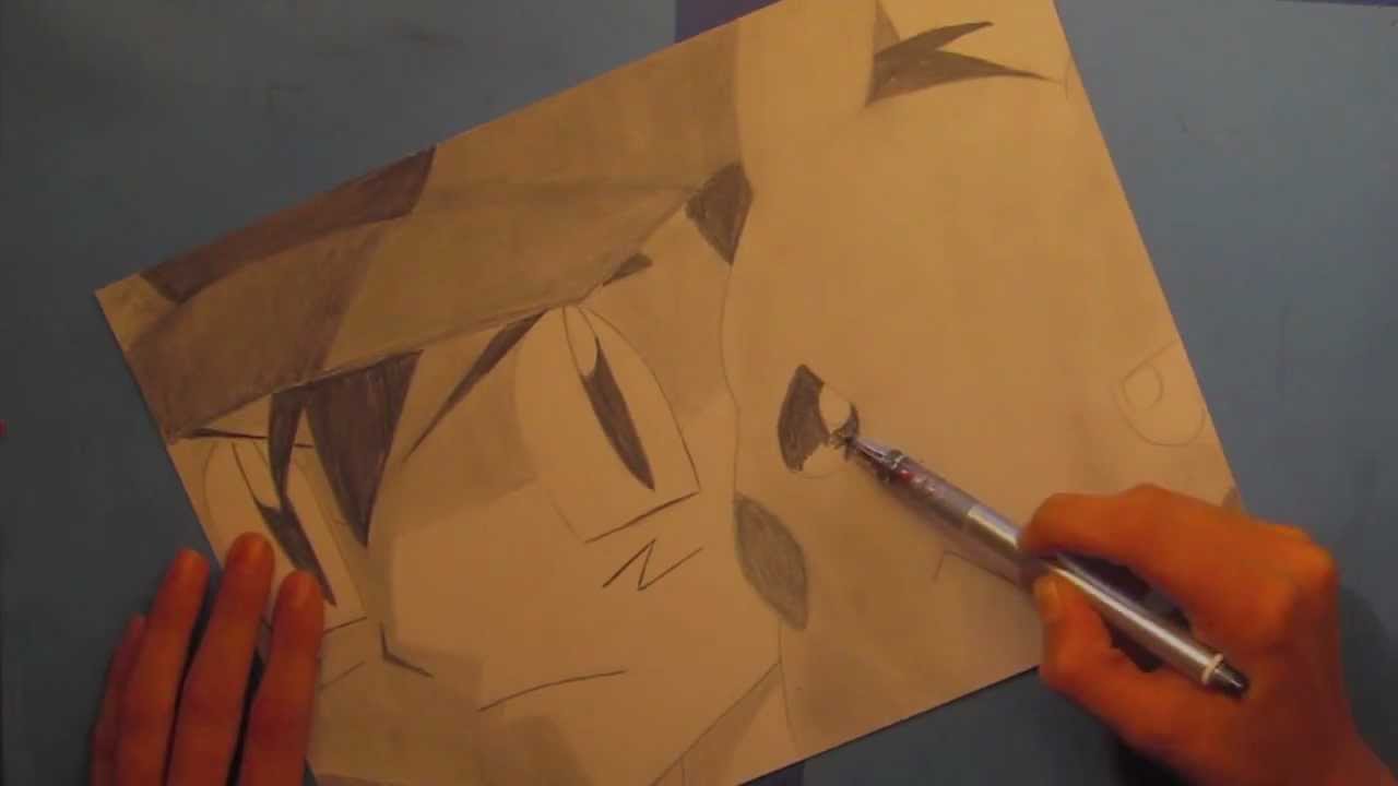 1280x720 Drawing Ash Ketchum And Pikachu [ ]