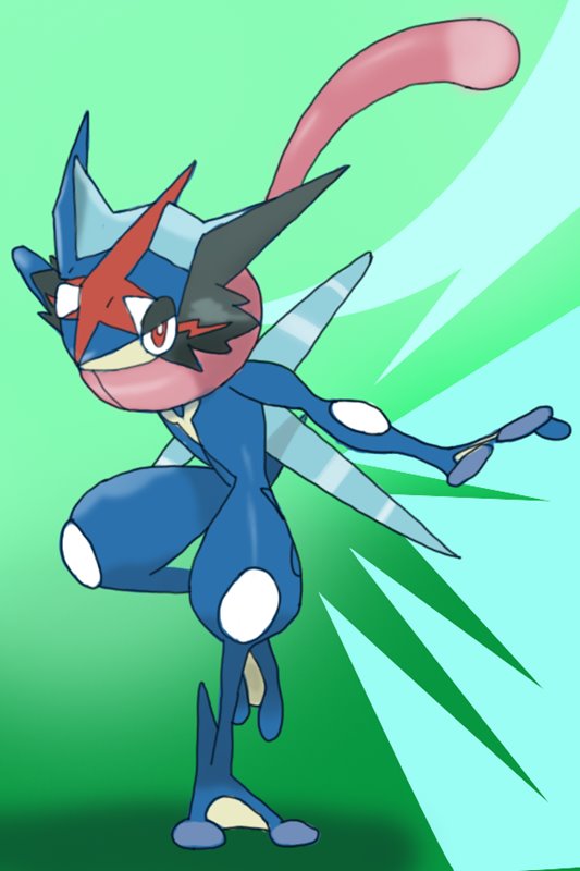 533x800 Learn How To Draw Ash Greninja From Pokemon Sun And Moon
