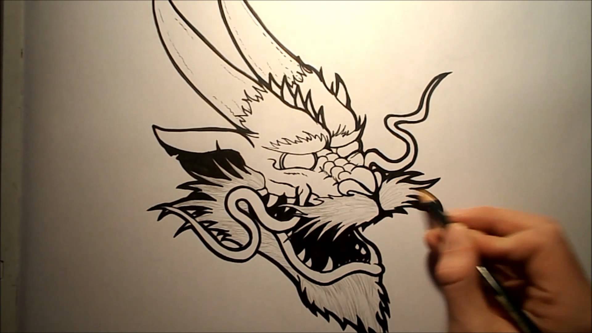 1920x1080 How To Draw A Chinese Dragon Head