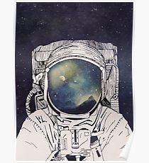 210x230 Astronaut Drawing Posters Redbubble