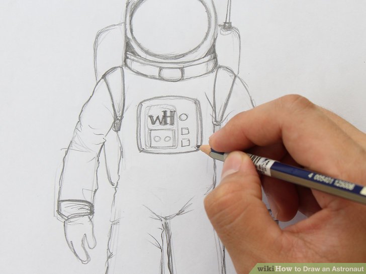 728x546 How To Draw An Astronaut (With Pictures)