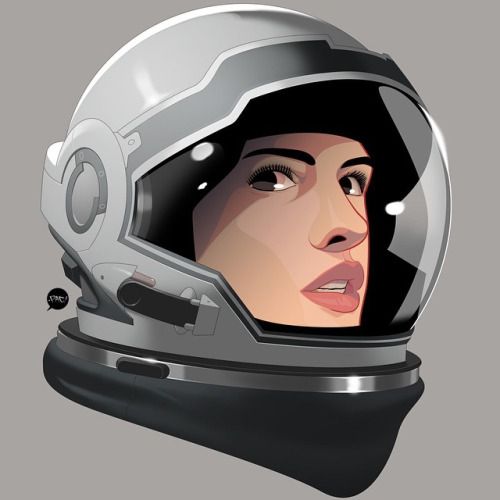 500x500 Astronaut Helmet Drawing Tumblr