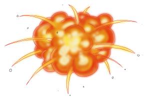 300x200 How To Draw Atomic Bomb Explosion