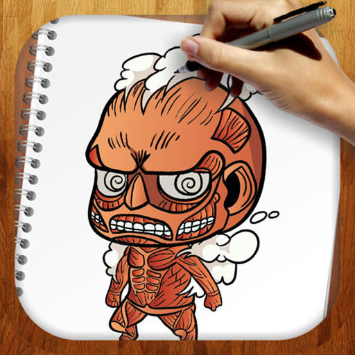 512x512 Easy To Draw Attack On Titan Version By Yuriy Rozgonyuk