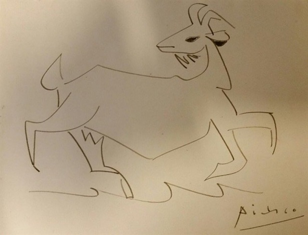 615x470 Ram Drawing By Pablo Picasso On Artnet