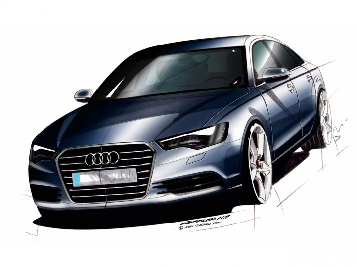 720x540 Audi A6 Design Sketches