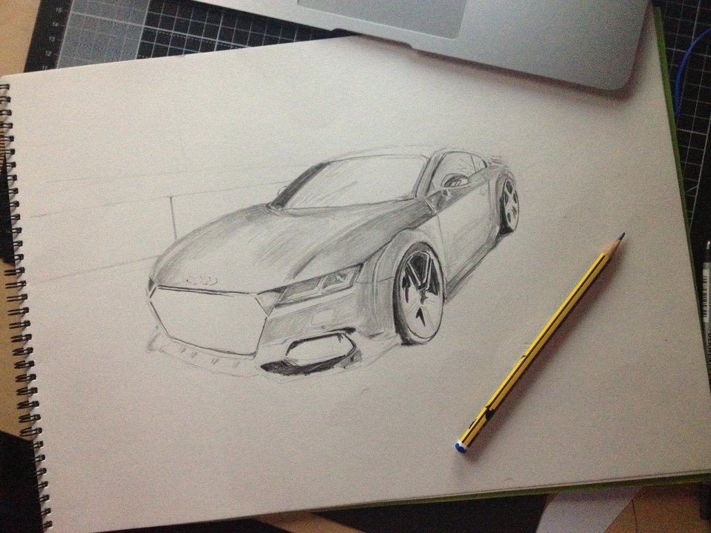 1032x774 Audi Tt Drawing By Kjvthebeast