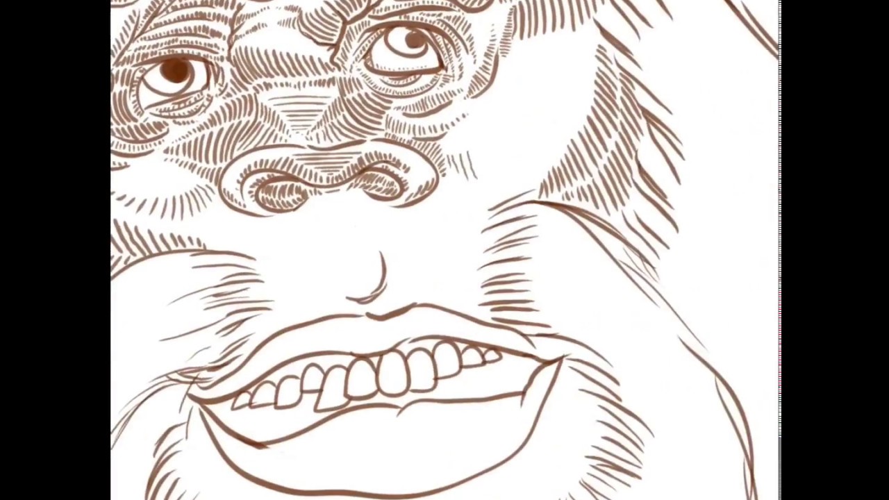 1280x720 Harry Henderson Sketchbook Pro Time Lapse Drawing (No Audio)