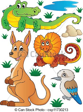 351x470 Australian Wildlife Fauna Set 2
