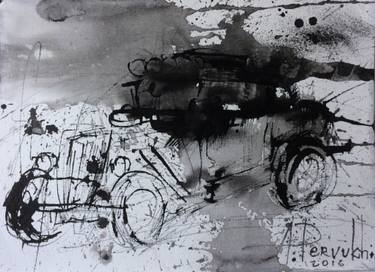 375x272 Saatchi Art Black Automobile Drawing By Alexey Pervukhin