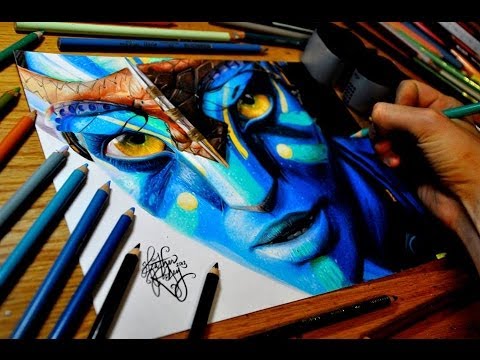 480x360 Drawing Neytiri (Avatar)