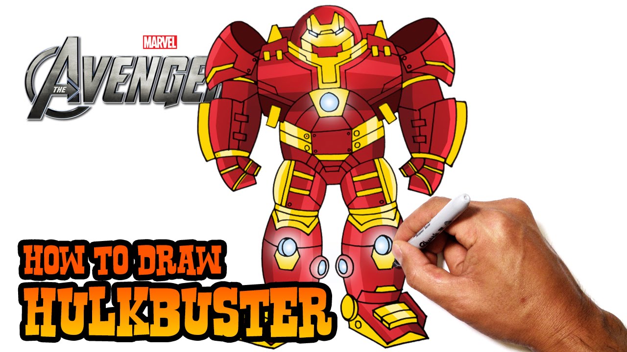 1280x720 How To Draw Hulkbuster The Avengers