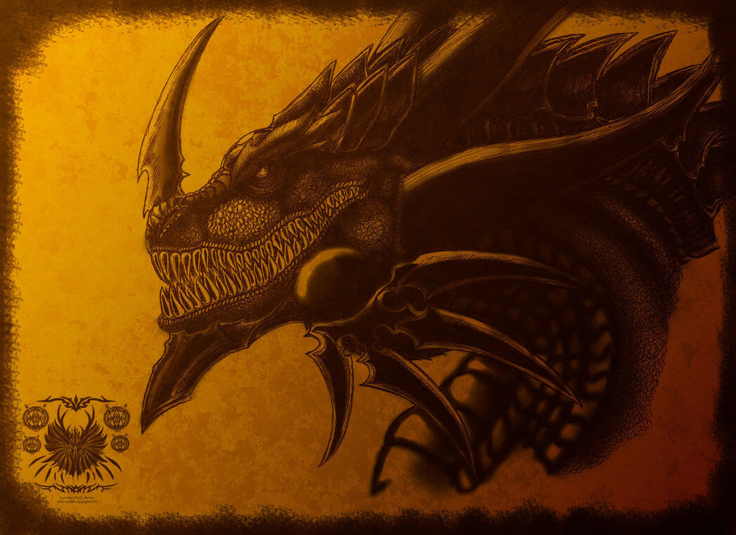 1049x762 32 Awesome Dragons Drawings And Picture Art Of The Mythical Creatures