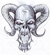 214x235 Image Result For Cool Skull Drawings In Pencil Skulls