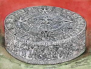 300x228 Aztec Calendar Drawings Fine Art America