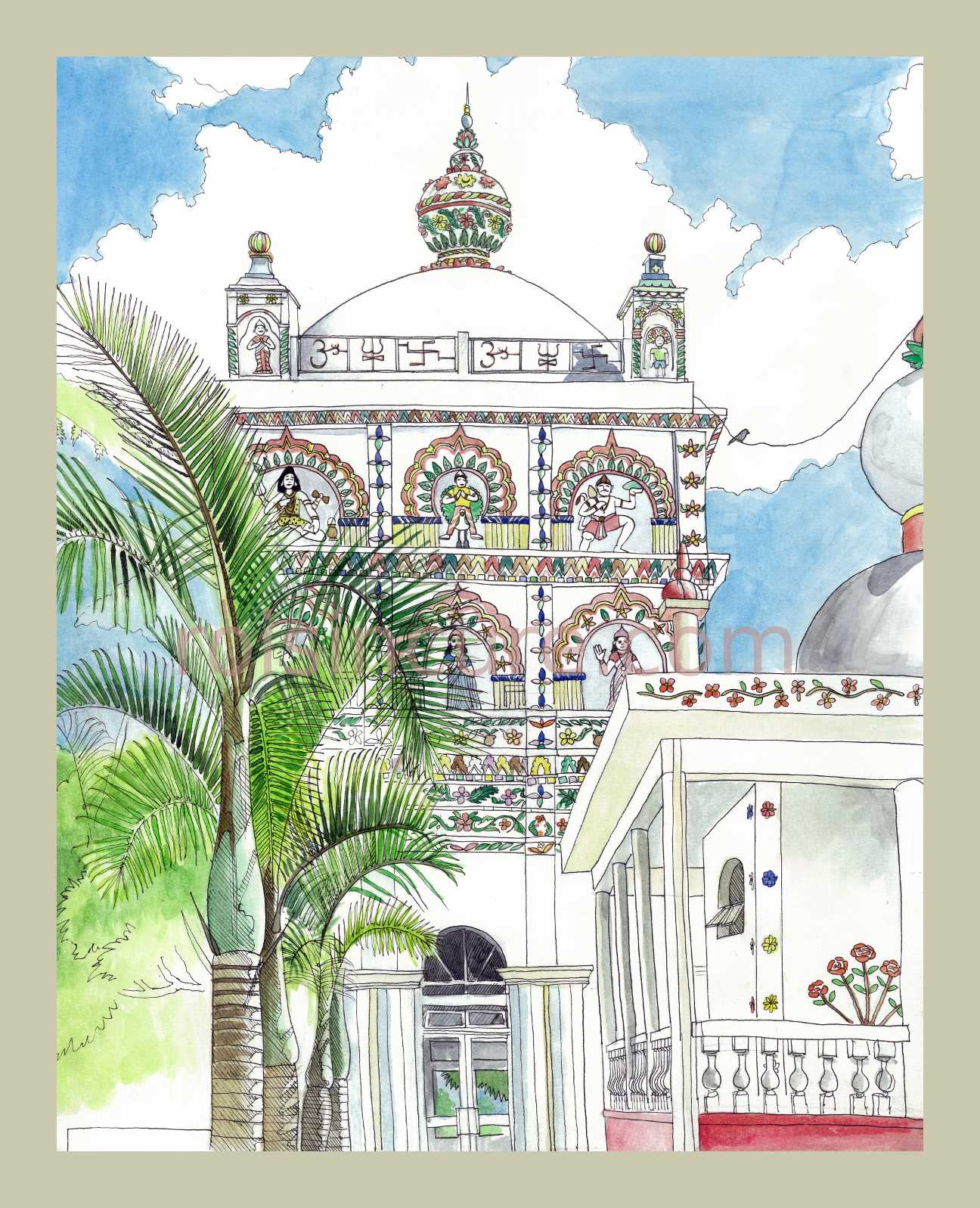 1296x1597 Maheshwarnath Hindu Temple In Triolet, Mauritius