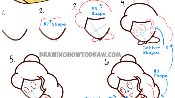 570x320 Simple Baby Face Drawing How To Draw Baby Animals Step By Step