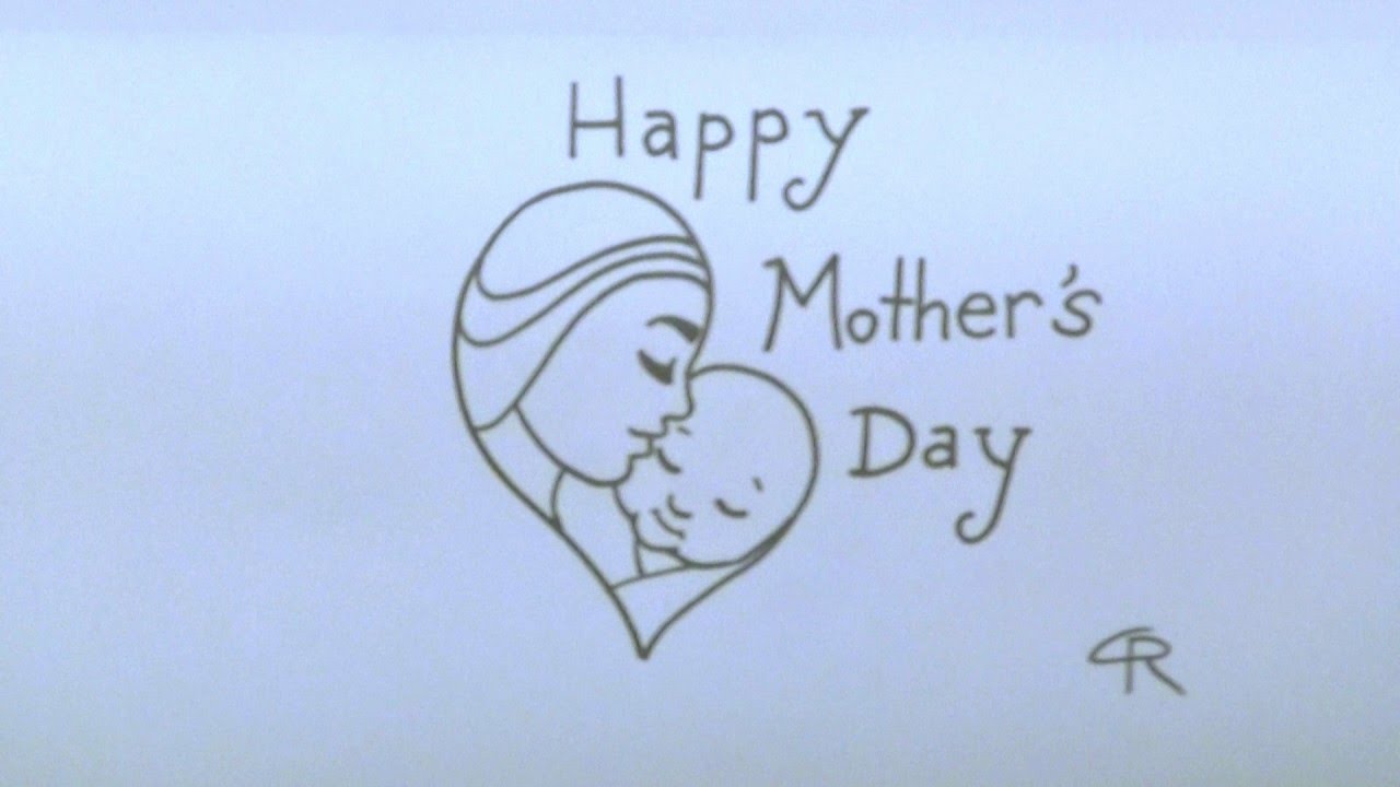 1280x720 Happy Mother's Day Heart, Mommy, Amp Baby