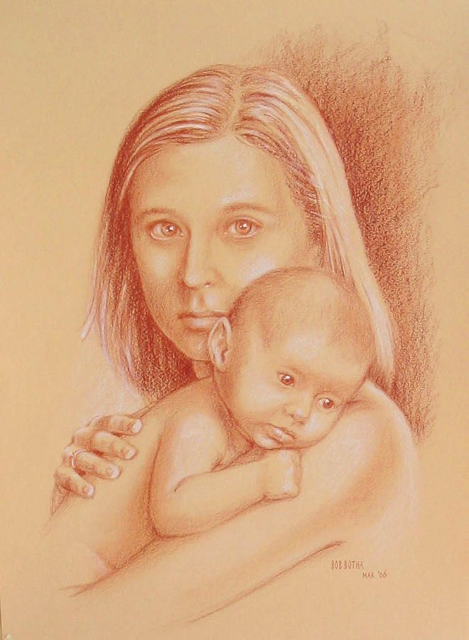 660x900 Mother And Child Drawing Christmas Card Ideas