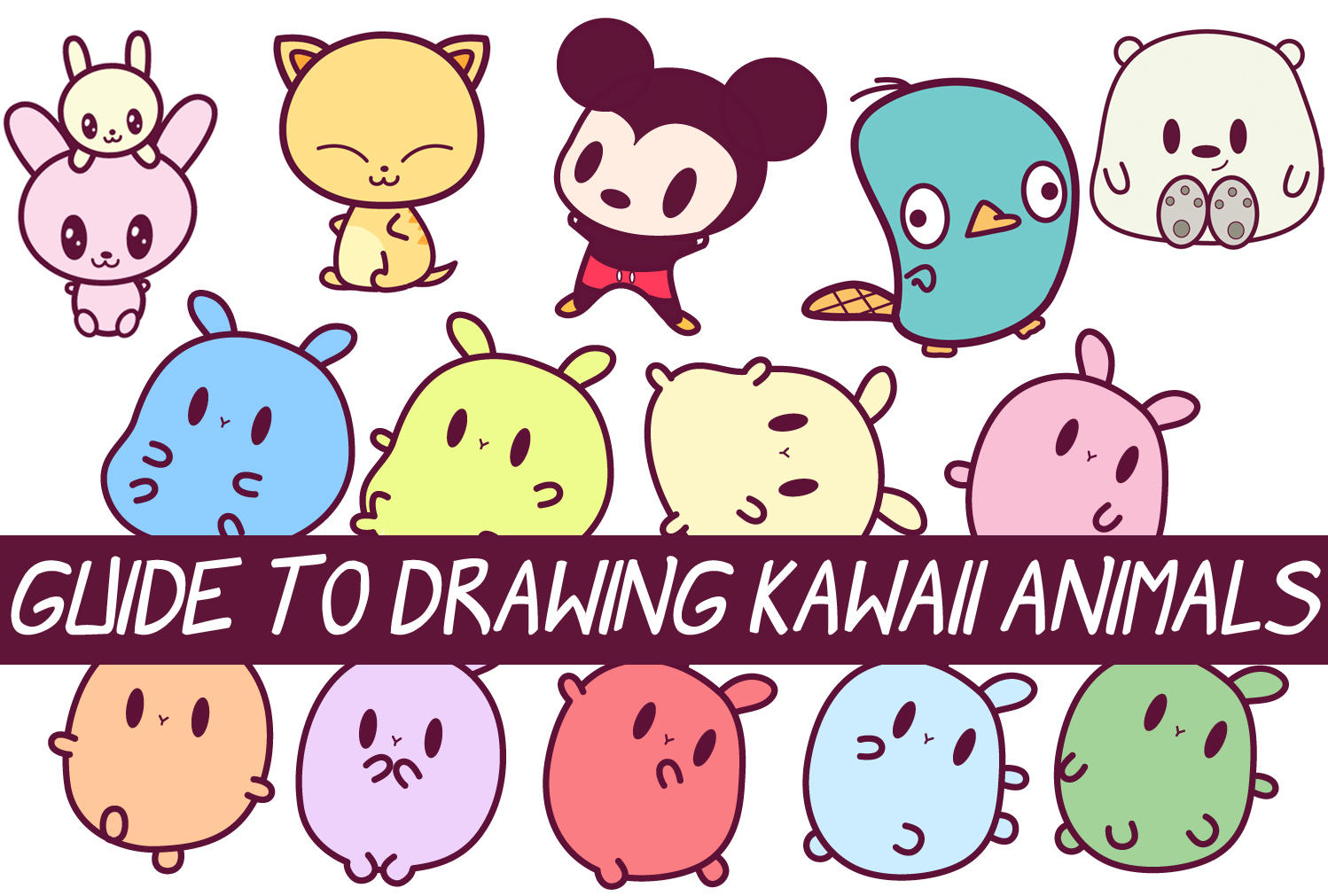 1498x1011 Gallery Easy To Draw Kawaii Animals,