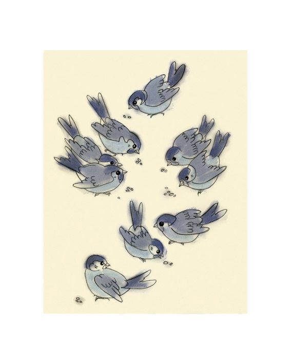 567x709 Baby Bird Art Drawing