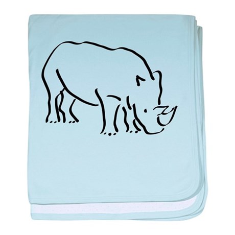 460x460 Rhinoceros Baby Blankets Personalized Baby Blanket Designs