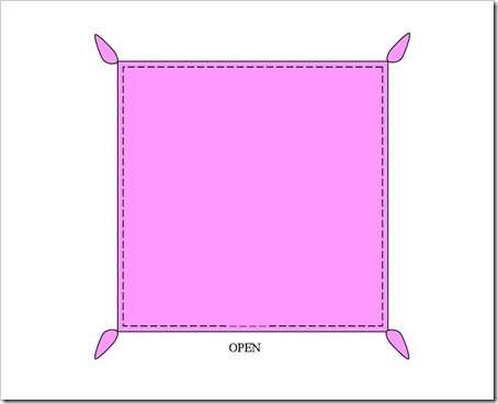 454x369 Sew Stormy Self Binding Baby Blanket Tutorial