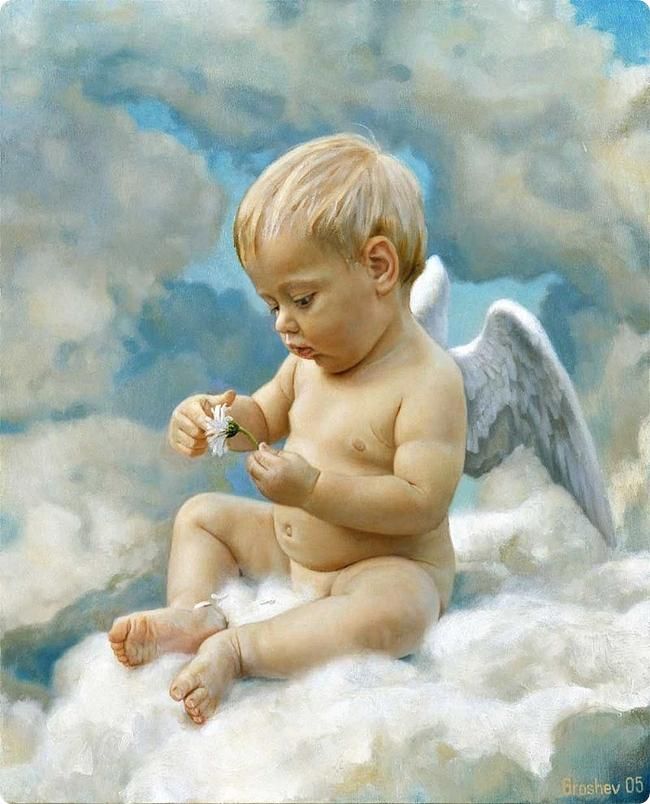 650x804 20 Beautiful Baby Oil Paintings For Your Inspiration