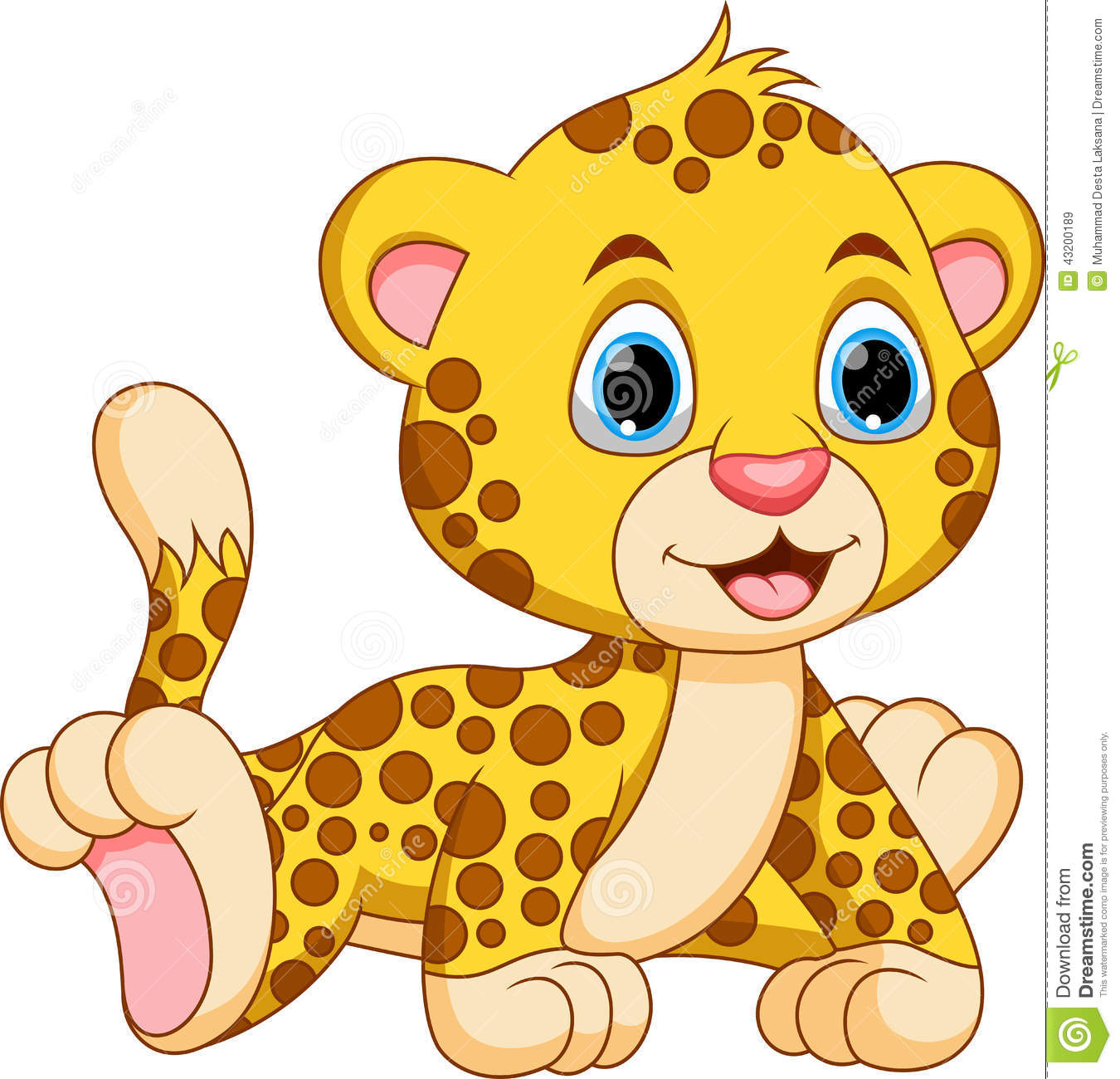 Baby Cheetah Drawing at GetDrawings | Free download