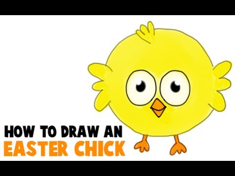 480x360 How To Draw A Baby Chick Perfect For Easter For Kids