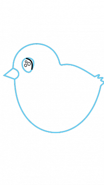 215x382 How To Draw A Baby Chicken Chick, Easy Step By Step Drawing Tutorial