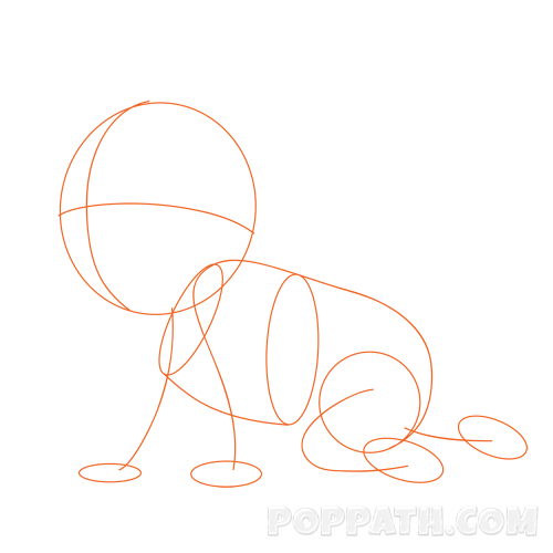 500x500 How To Draw A Baby Crawling Pop Path