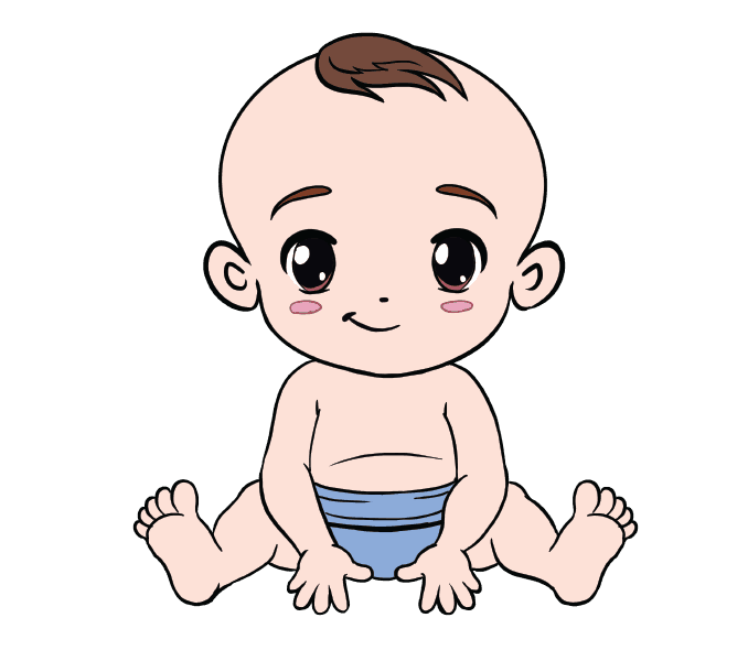 Baby Crawling Drawing at GetDrawings | Free download