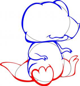 283x302 How To Draw How To Draw A Cute Dinosaur