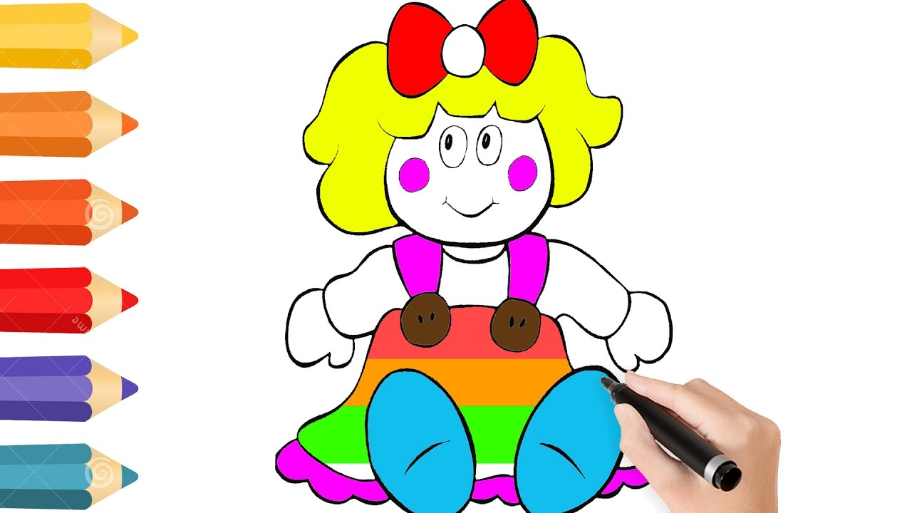 Baby Doll Drawing at GetDrawings | Free download