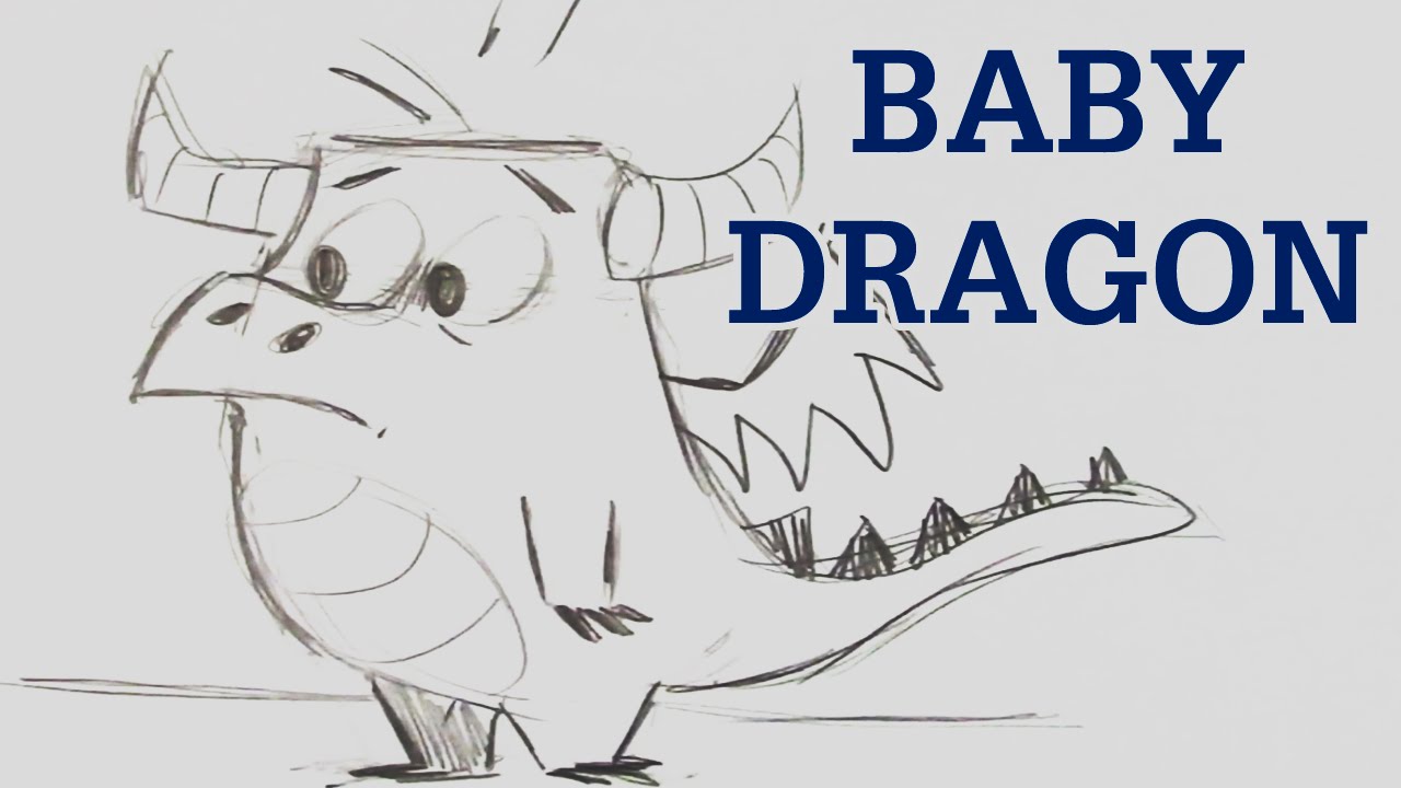 1280x720 How To Draw A Baby Dragon