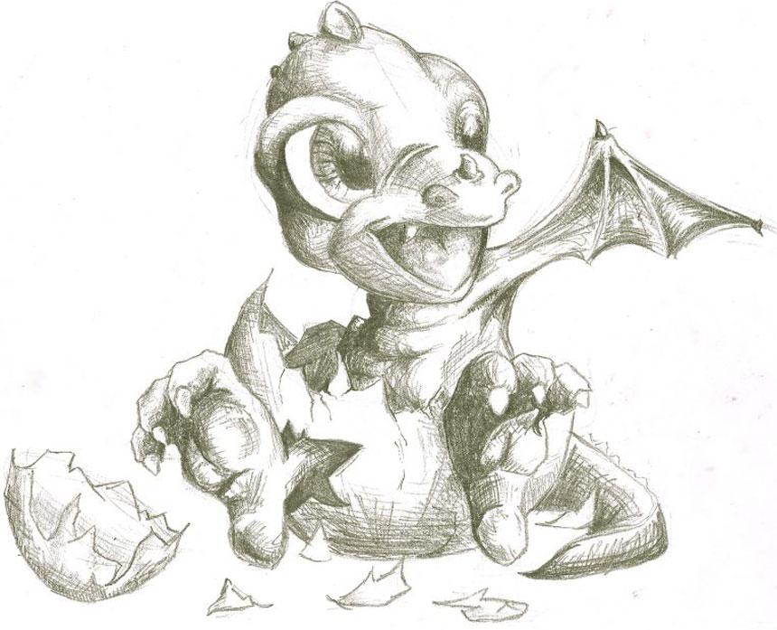 860x697 Baby Dragon Tattoos Group