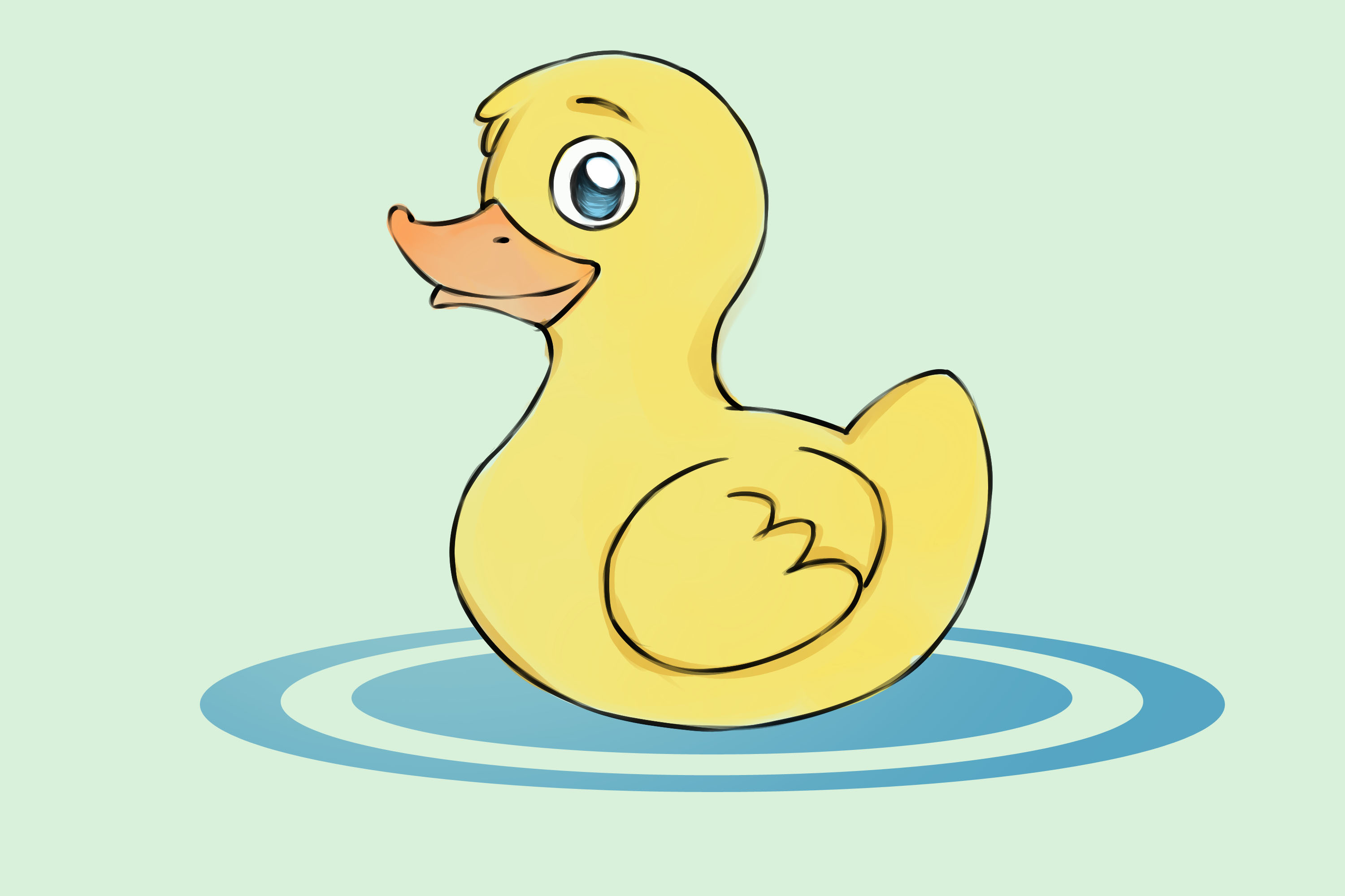 3000x2000 How To Draw Ducks (With Pictures)