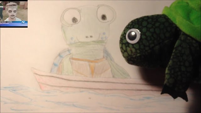 640x360 Drawing A Baby Einstein Turtle Puppet!
