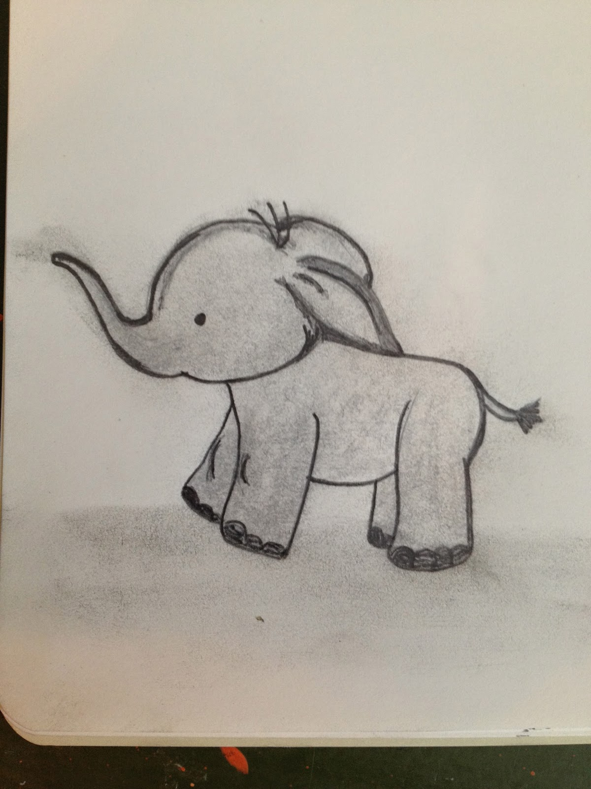 1200x1600 Baby Elephant Drawings Baby Elephant