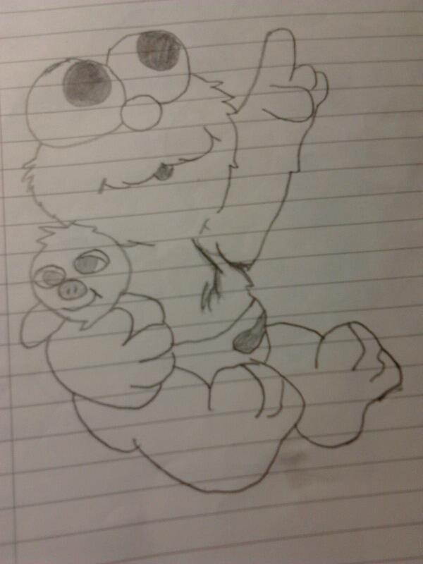 600x800 Baby Elmo By Chocoloverizzuan