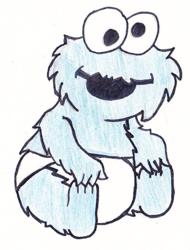 779x1026 Cookie Monster Baby By Xmisslovelessx