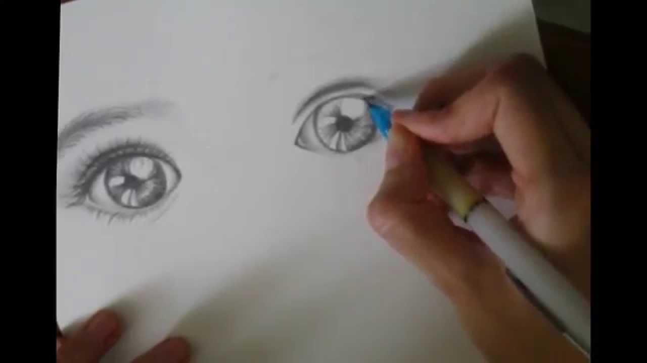 1280x720 Baby Eyes Drawing