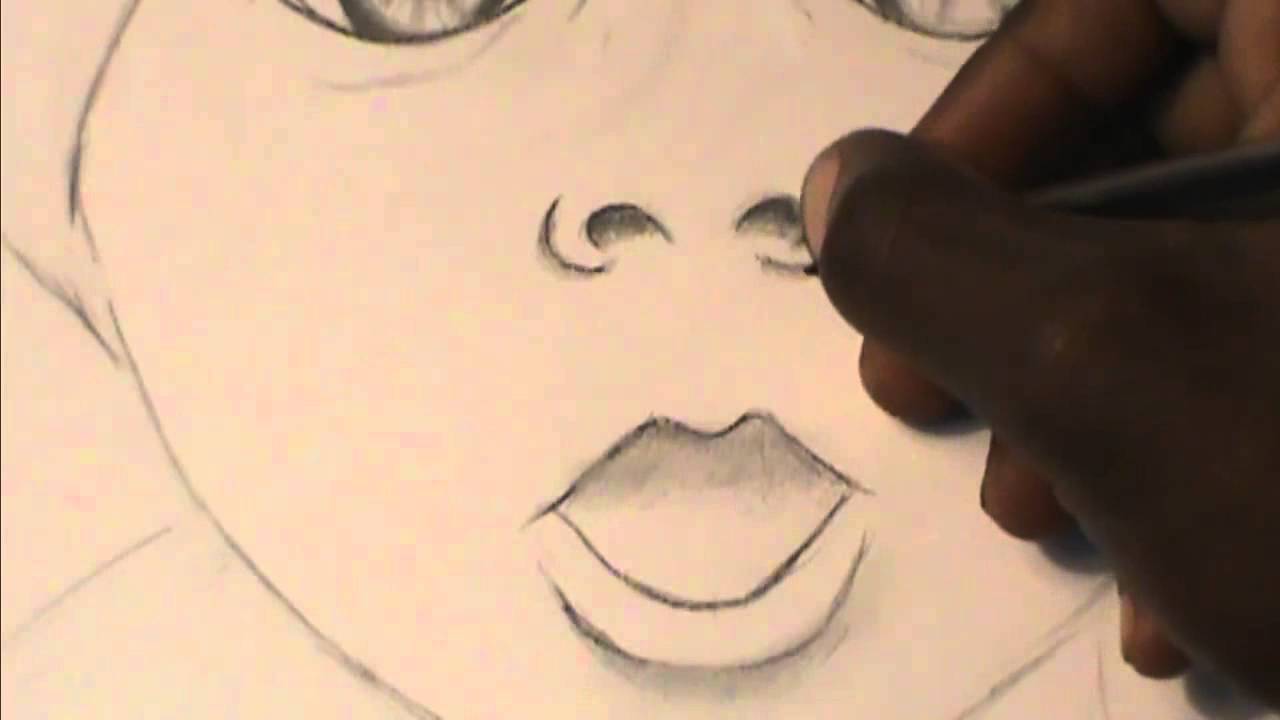 1280x720 How To Draw A Baby Face