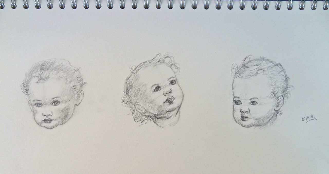 1280x677 Baby Studies 1 Watercolor Journal
