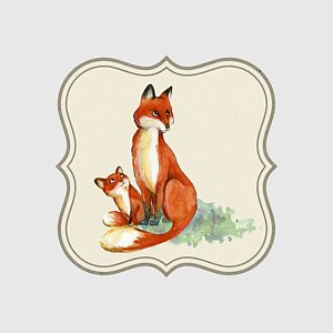 300x300 Fox Baby Drawings Fine Art America