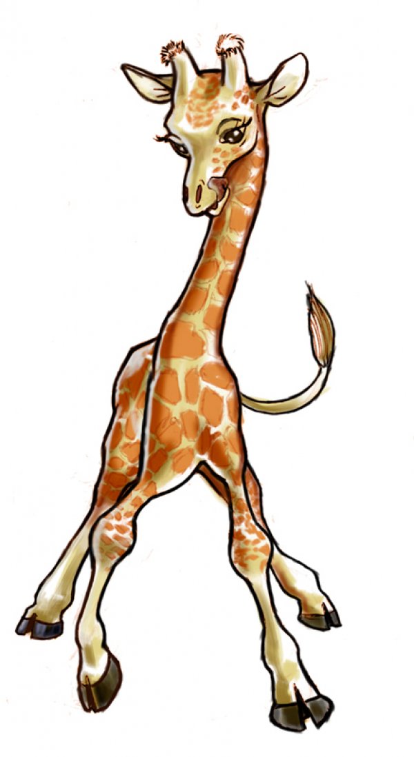600x1098 Baby Giraffe Veronica, Giraffe And Baby Giraffes