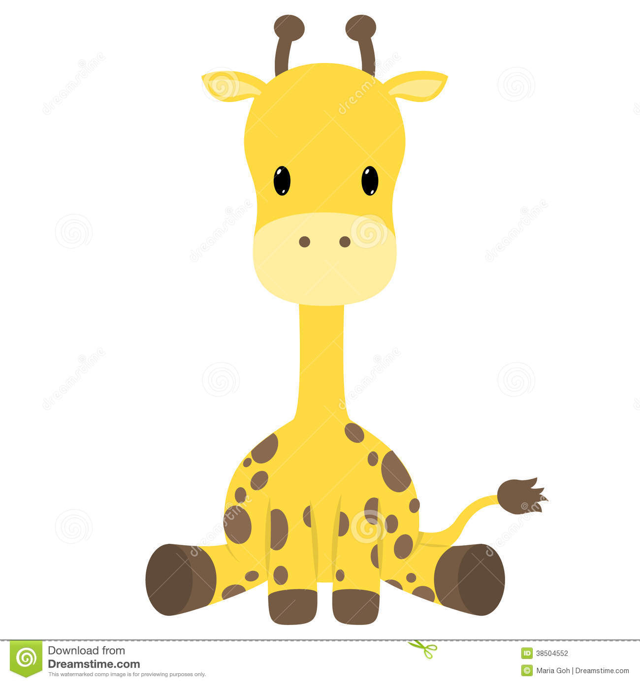 1300x1390 Cute Baby Giraffe Drawing Clipart Girafa