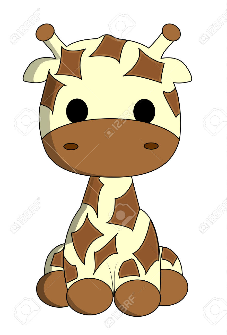 882x1300 Cute Baby Giraffe Drawing Cute Baby Giraffe Cartoon